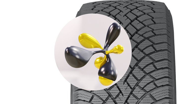 Экологически чистая резиновая смесь протектора Green Trace