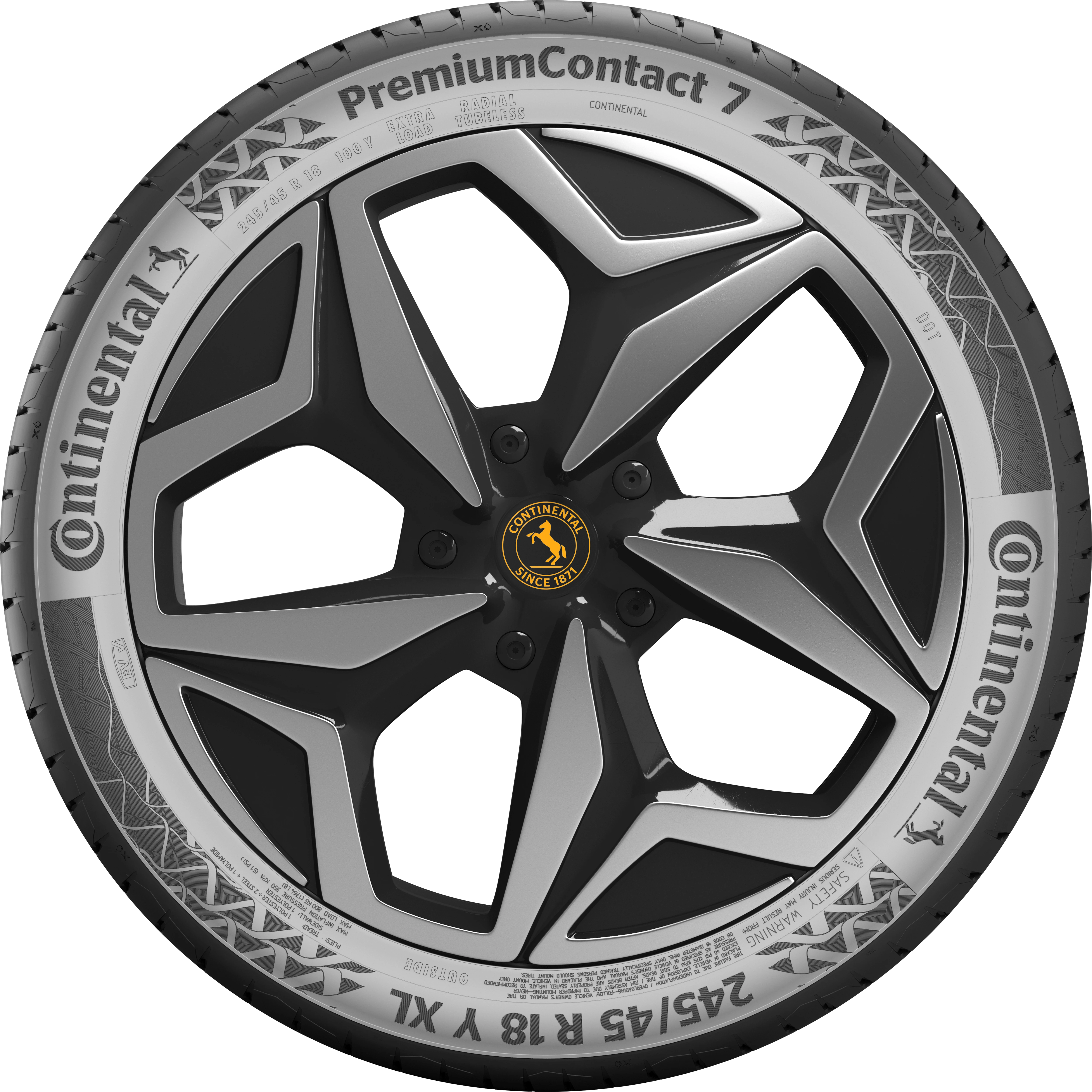 Continental ContiPremiumContact 7 225/45 R18 91W купить в KOLOBOX